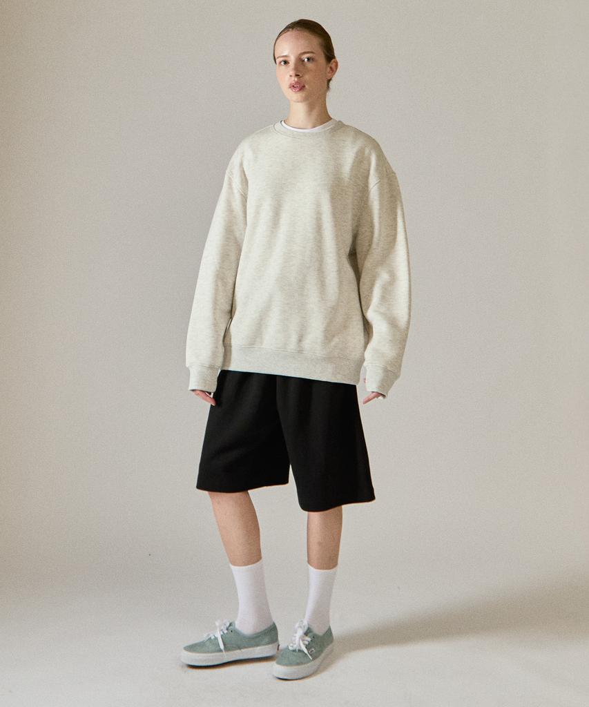 BASIC HOUSE Uni Basic Shorts Black Lyhp3101