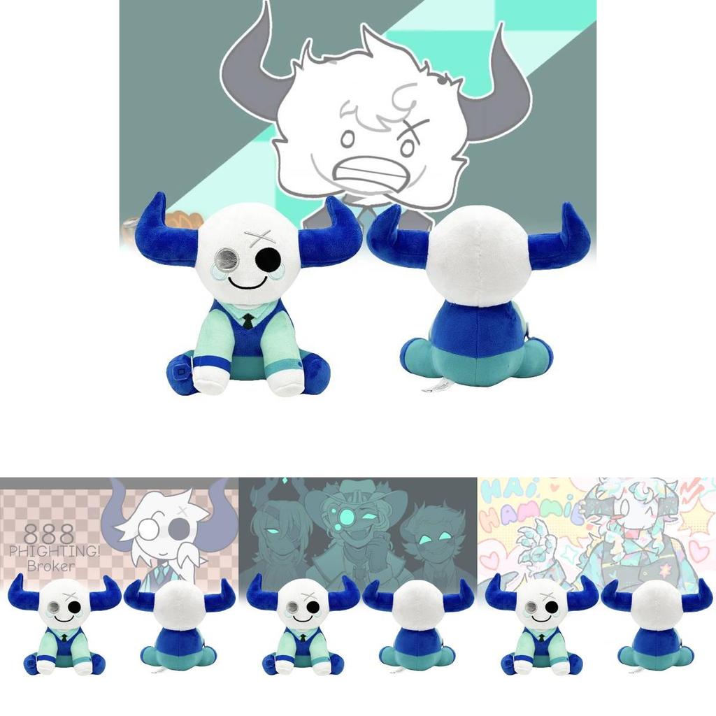 Adorable The Broker Plush Game Merchandise Blue Corner Plush Toy Doll Cuddly Soft