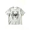 Unisex Spider Graphic Short Sleeve Tshirt Polyester Casual Streetwear Tee Retro Spider Print Fashion Crew T Shirt For Daily Wear