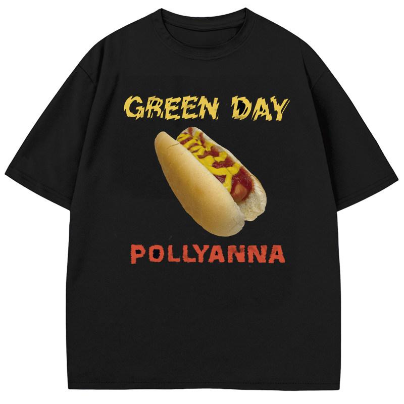 ZX Green Day Band Rock Casual TShirt Mens and Womens Luxury Band Brand Top