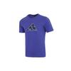 adidas T Shirts Men's Purple Crew Neck Moderate Straight Fit GP0850