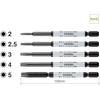 VESSEL (VESSEL) Screw Remover Bits Hassel Series Hazcell Hex Bits, Set of 5, Opposite Sides, 2/2....