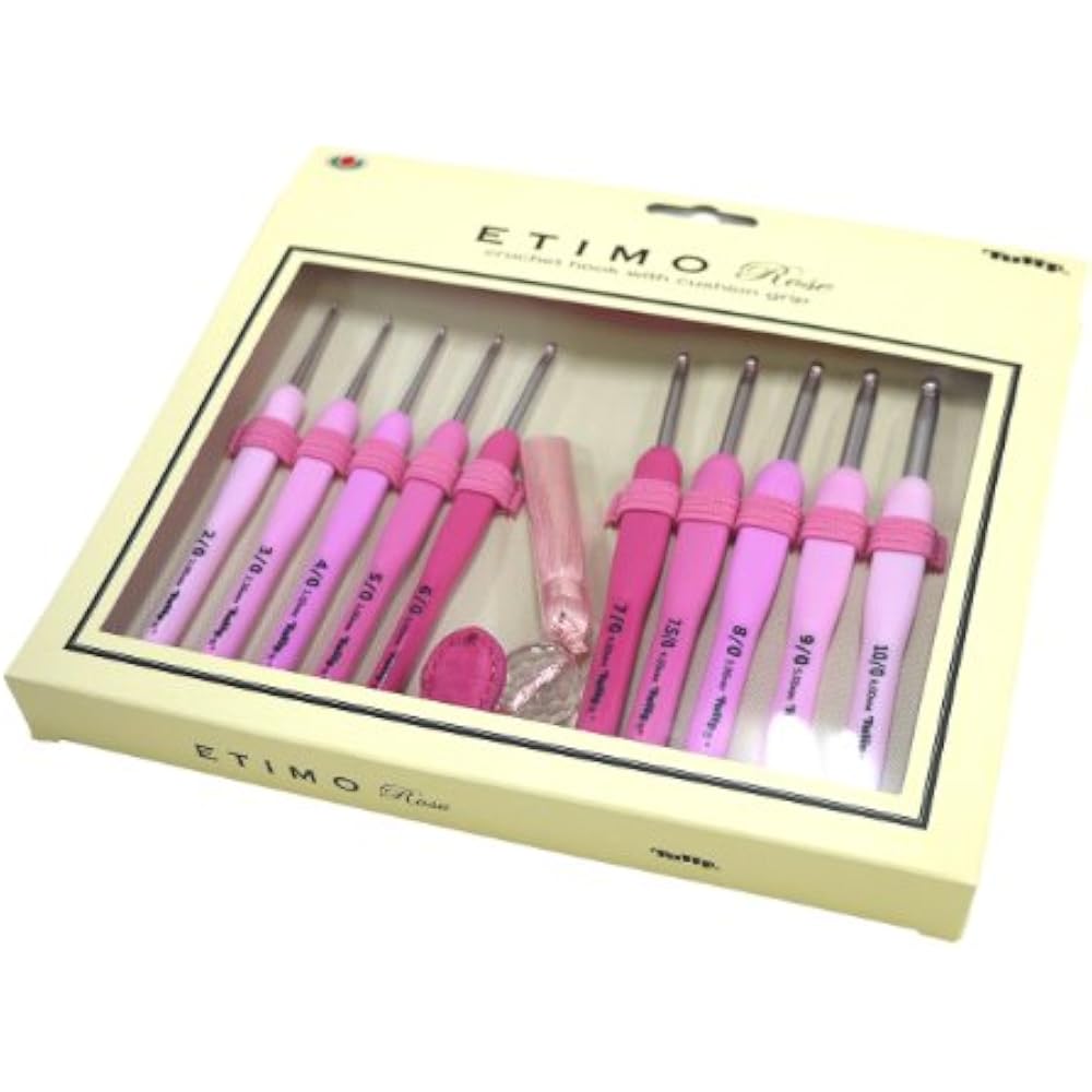 Tulip ETIMO Rose Etimo Rose Crochet Set with Grip TER-001