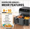 Фритюрница Gourmetmaxx с двумя камерами 2×3.5 л (12459)
