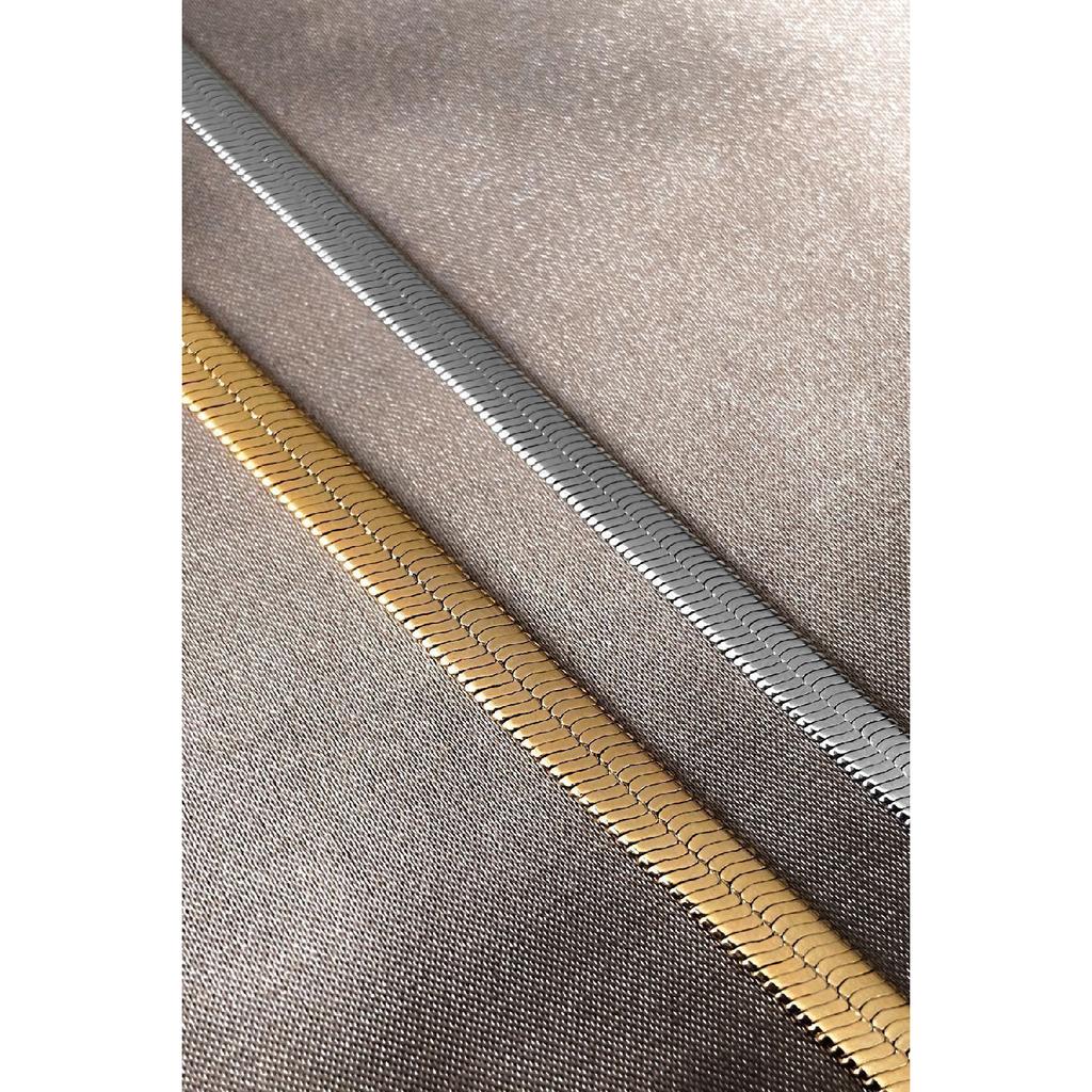 100% Steel Guaranteed Italian Chain Necklace 45 Cm - 60 Cm Gold Gold Color