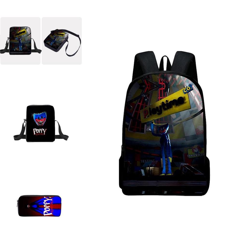 Poppy Playtime Huggy Wuggy Kissy Missy Backpack For Kids Stylish And Functional!