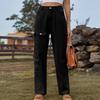 Women's Spicy Style Washed Denim Casual Workwear Pants