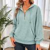 Women's Casual Hoodie Loose Fit Color Pullover