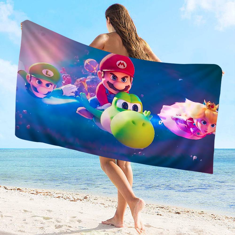 Super Game M-Marios Microfiber Beach Towel Absorbent Quick dry Soft Yoga Swimming Resort Mountain Climbing Towel