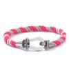 European and American Stainless Steel Nylon Rope Hand Rope Men and Women Couple Casual Trendy Color