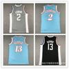 Embroidered Basketball Jersey LA Clippers Paul George 13 Kawhi Leonard 2 Unisex Sportswear Lightweight Performance Top