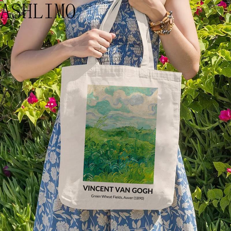 Van Gogh Canvas Tote: Large Capacity Summer 2023 Shoulder Bag for Women
