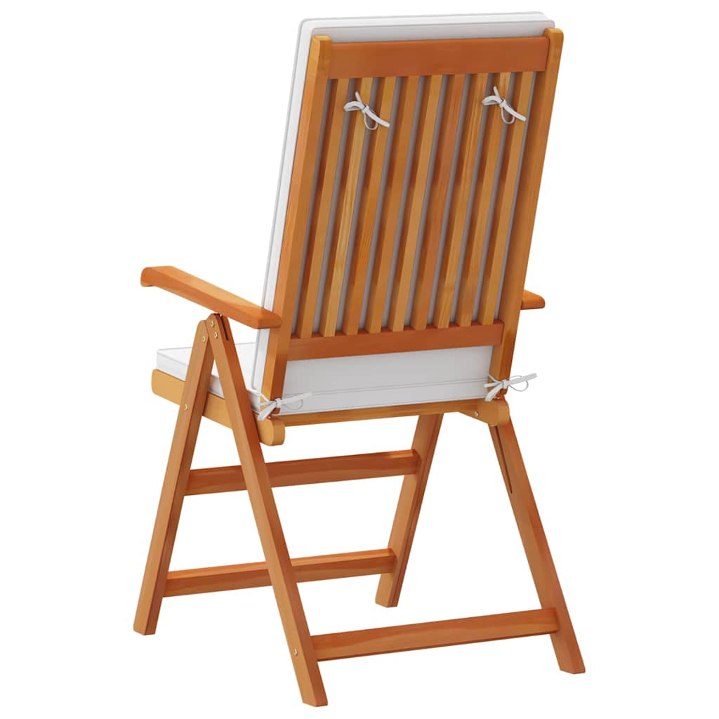 Garden Chair 6 Pcs Brown and White 57 X 71.5 X 104 Cm