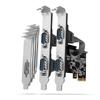 AXAGON PCEA-S4N, PCIe Controller 4x RS232