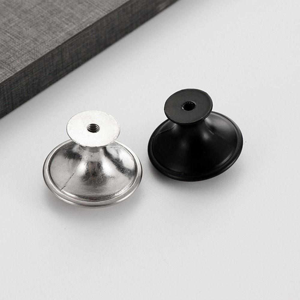 2Pcs/Set Cupboard Cabinet Single-hole Pull with Screws Door Handles Durable Drawer Knobs