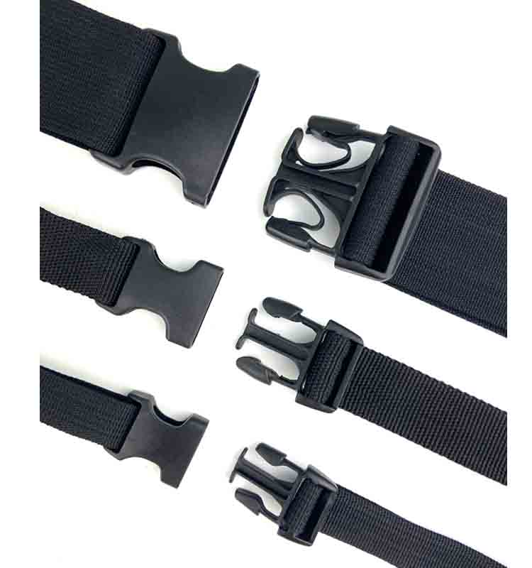 Plastic Webbing Safety Belt Buckle Parts for Backpack POM Plastic Front Release Buckle Clip for Camera Bag or Backpack Straps