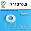 Thickened Nylon Plastic Flat Washer: Hard Plastic Gasket M2-M16