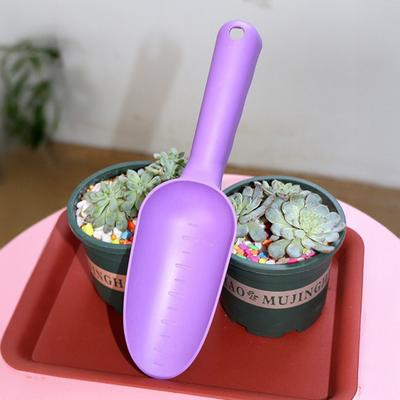 Kunststoff Gartenschaufel Hand Zentimeter-Markierungen Schaufel Multifunktionswerkzeug Strand Sandkelle mit zum Graben Umpflanzen Boden lockern
