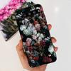 For LG V50 ThinQ 5G Case LM-V500EM Phone Cover Fashion Flower Butterfly Soft Silicone Back Cover For LG V40 V50s Thinq 5G Bumper