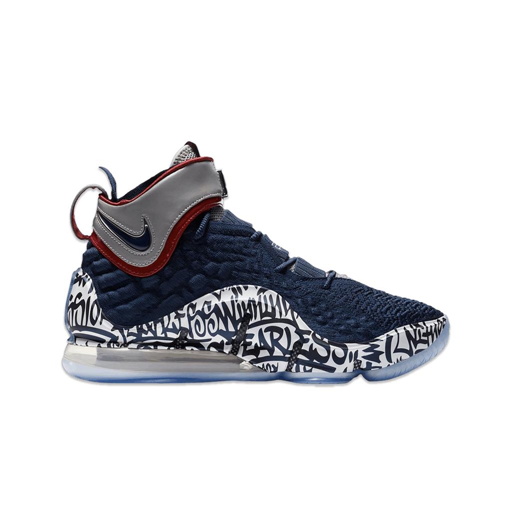 Nike Lebron 17 Ep Cold Blue Graffiti