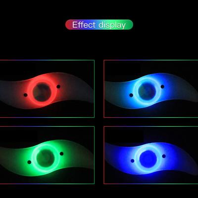 Bike Wheel Spoke Light Tire Lights 3 Mode Led Waterproof Bike Safety Warning Easy To Install Bicycle Accessories With Battery