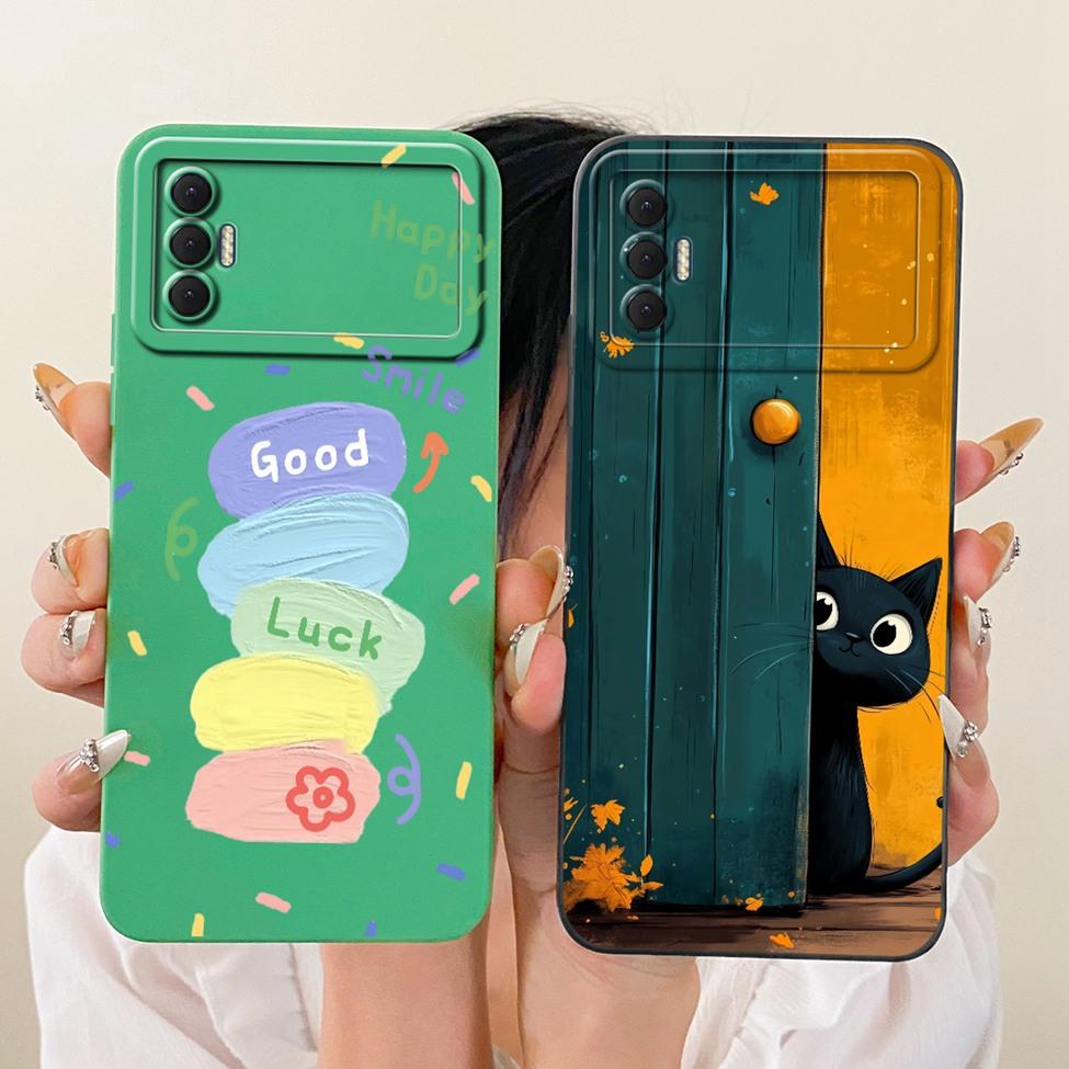 Casing For Tecno Spark 8P Cover Fashion Cartoon Cute Funny Painted Silicone Phone Case KG7H KG7 KG7n