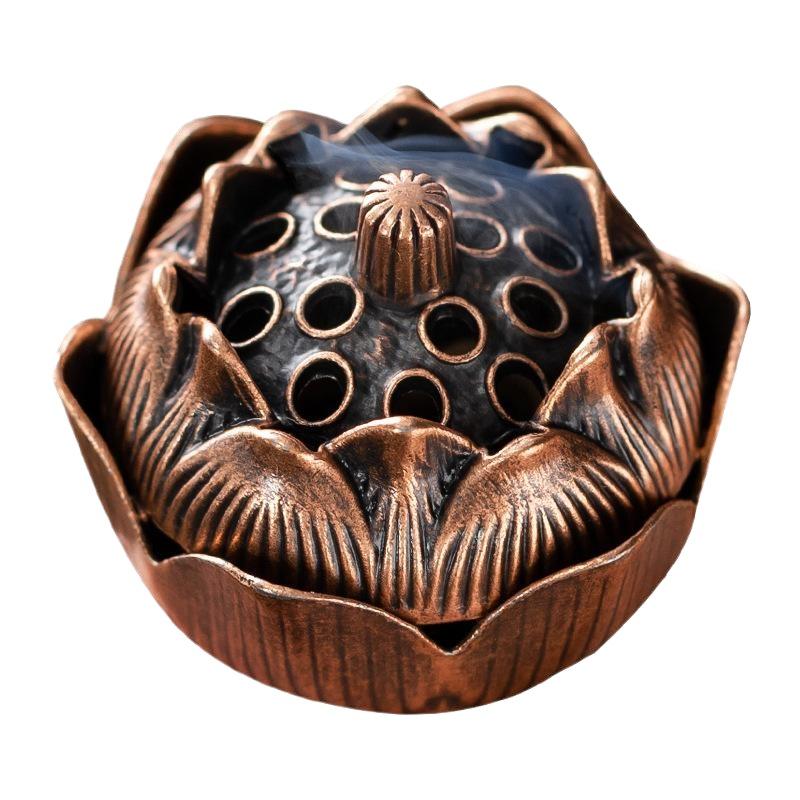 Vierkante Verticale Paard Metalen Wierookbrander - Zen Aromatherapie Houder voor Bureau, Gelukbrengend Decor voor Thuis Kantoor & Cadeau