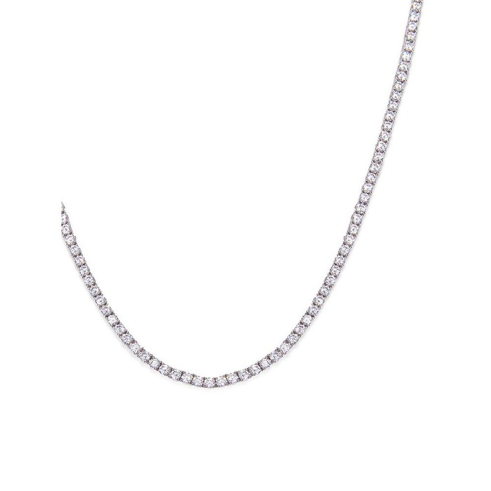 Raindrop Jewelry 3mm Tennis Choker Necklace
