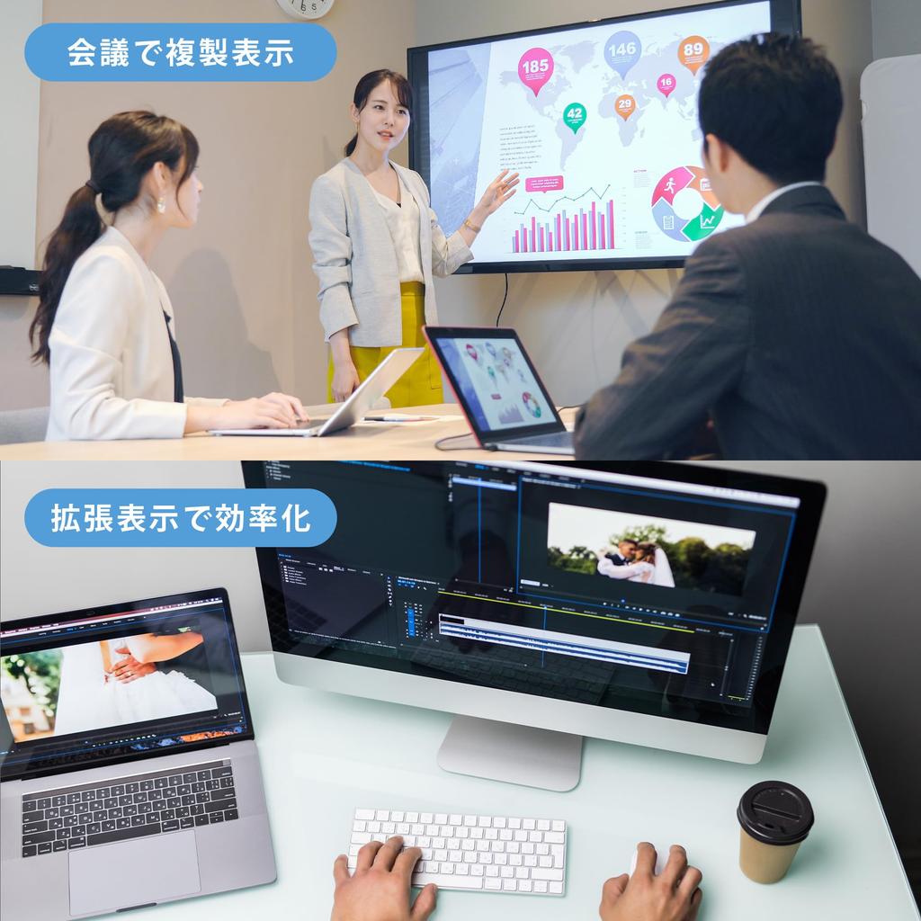 KEIYO Până la 4 linii C la HDMI Senax [HDMI Wireless] USB-Type AN-S136 (set emițător/receptor)