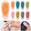 2 in 1 Shower Brush Bottle 100ml Toiletry Containers Portable Travel Refillable Bottles