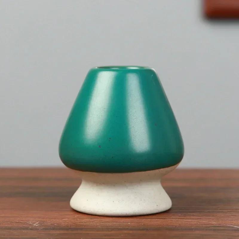 Japanese Ceramic Chasen Holder Green Tea Matcha Brush Stand Bowl Bamboo Whisk Grinder Brushes Tea Tools Tea Accessories Teaware