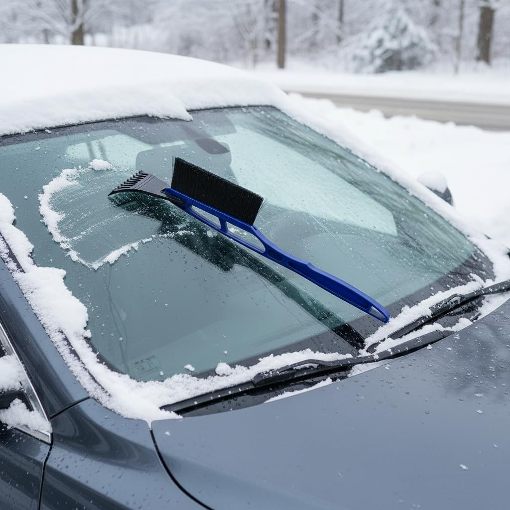 Car Ice Scraper & Snow Brush,Frost Snow Shovel Removal for Car Windshield Window