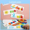 Puzzle Kids Wooden Toy With Alphabet Word Play For Early Learning Development