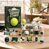 2D Flat Acrylic Airplane Box 24___0__ Tennis Charm Hanging Ornament Decor