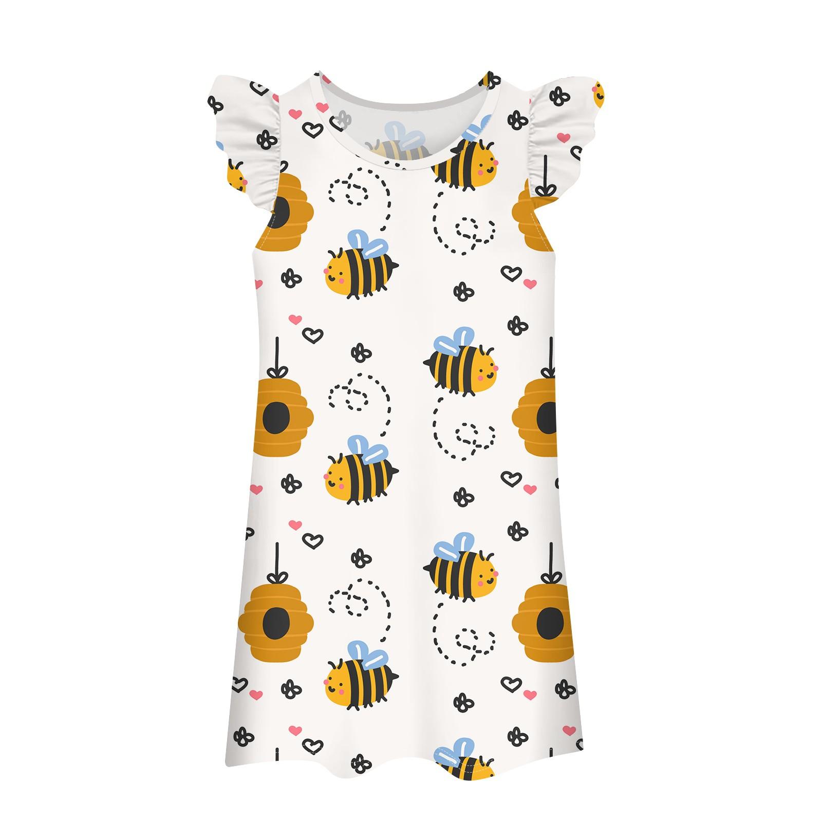 

Симпатичное детское платье для повседневных игр с детским платьем с развевающимися рукавами 100