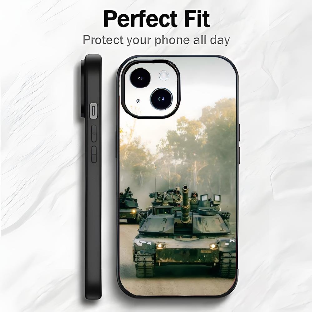 

Handsome military tank Phone Case Phone Case Soft Packaging Lightweight For iPhone17 16 15 14 13ProMax iphone12promax