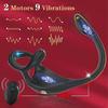 APP-Steuerung Einsteckbarer Vibrations-Butt-Plug Penisring für Männer Prostata-Massagegerät Anfänger Anal-Vibrator Anal-Plug für Schwule Sexspielzeug Männer Verzögerte Ejakulation