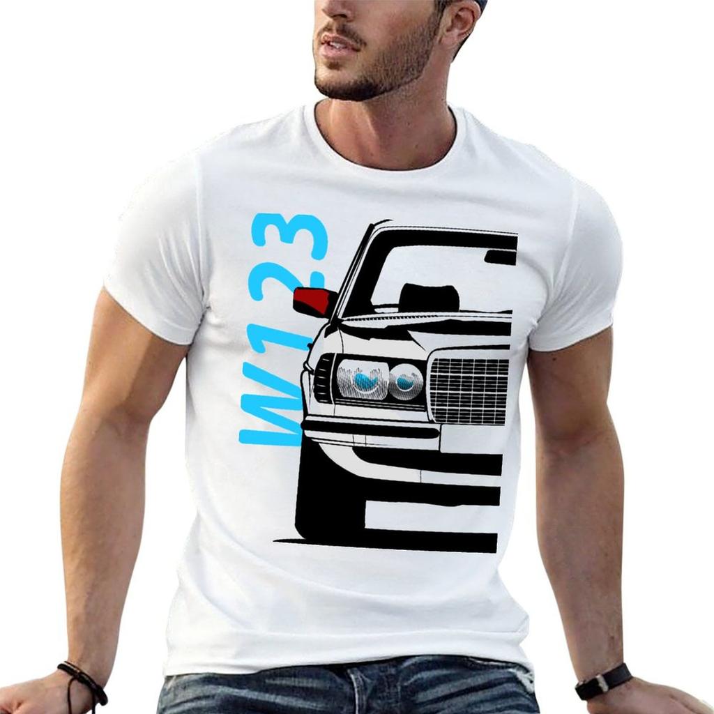 W123 1978 T-shirt sneldrogende shirts grafisch t-shirt T-shirt met korte mouwen mannen