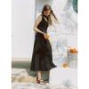 ELLE French Style Sleeveless A-Line Knit Dress