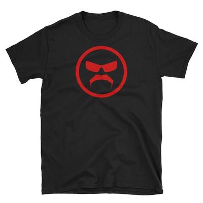 Dr Disrespect Mustache Logo Unisex T-Shirt Doctor Disrespect Twitch Streamer T Shirt Angry Mustache Tee