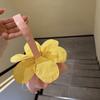 Bundle Pocket Flower Drawstring Crossbody Bag Korean Style Flower Handbag  Women