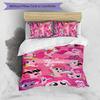3pcs My Little Pony2 Cover Set - Personalized Name, HD Printed Bedding with 1 Cover and 2 Pillowcases - Perfect for Home Decor, Easy Care
