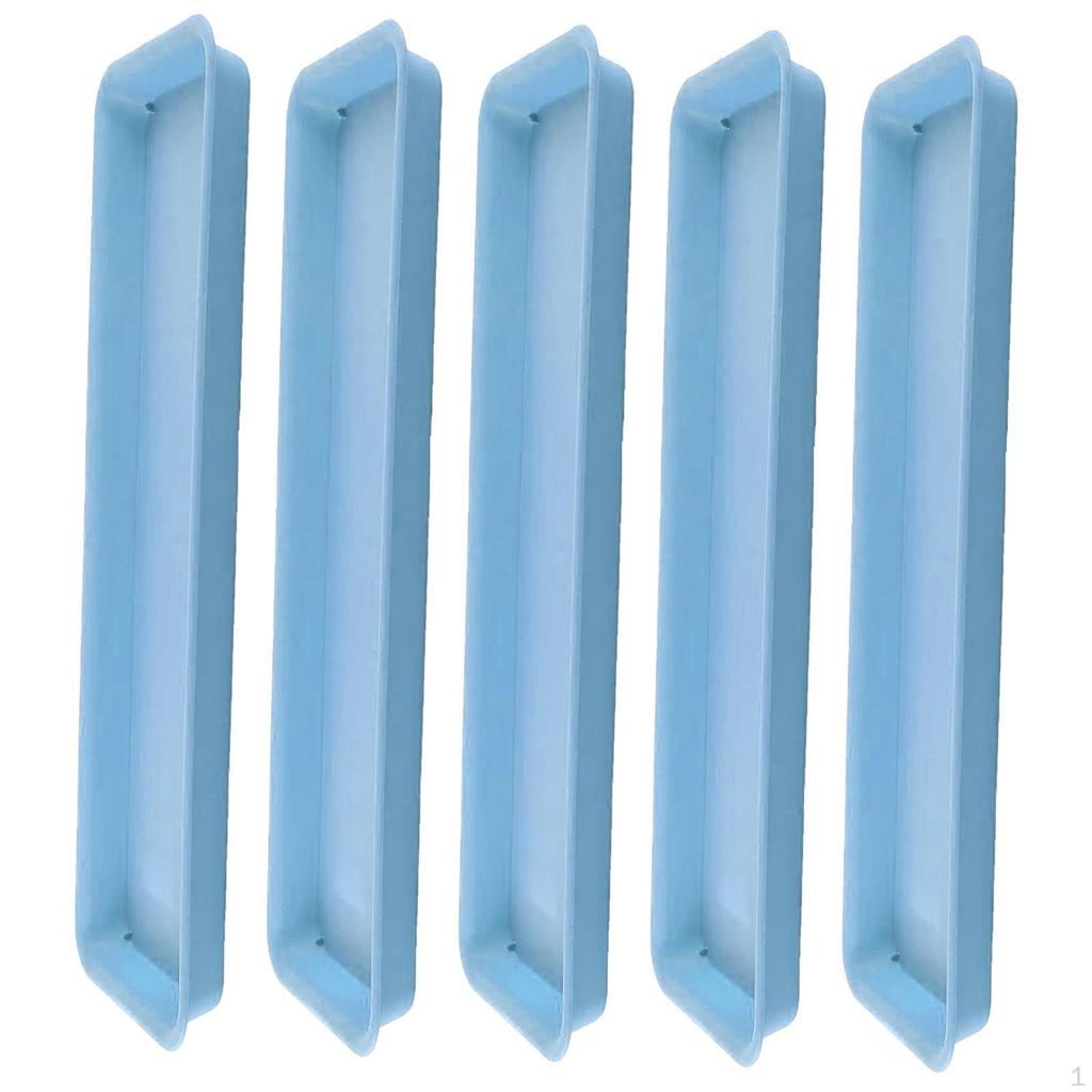 5-fache Pflanzenschalen Basisbecher Rechteckige Pflanzen Blumentopf -Nendasesen für Innenräume,