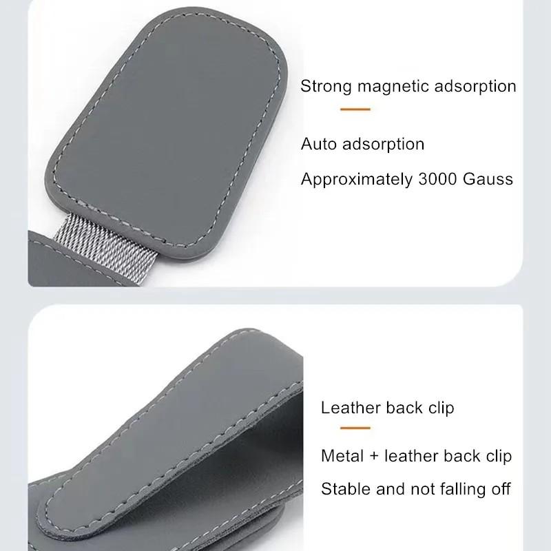 Car Glasses Sun Visor Box Auto Sunglasses Clip Card Accessories For Mercedes Benz B/C/E/S Class A Class C200L GLC GLK BV4