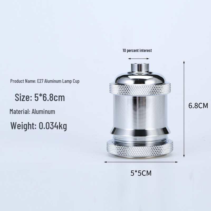 Antique E27 Edison Retro Aluminum Pendant Lamp Holder