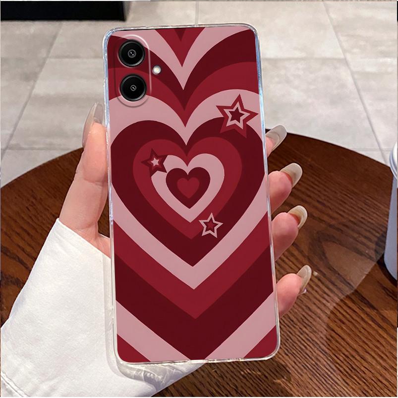 For Samsung Galaxy F70e 5G Case SM-E076B Cute Love Rabbit Funny Clear TPU Soft Silicone Phone Case For Samsung F 70e Back Cover