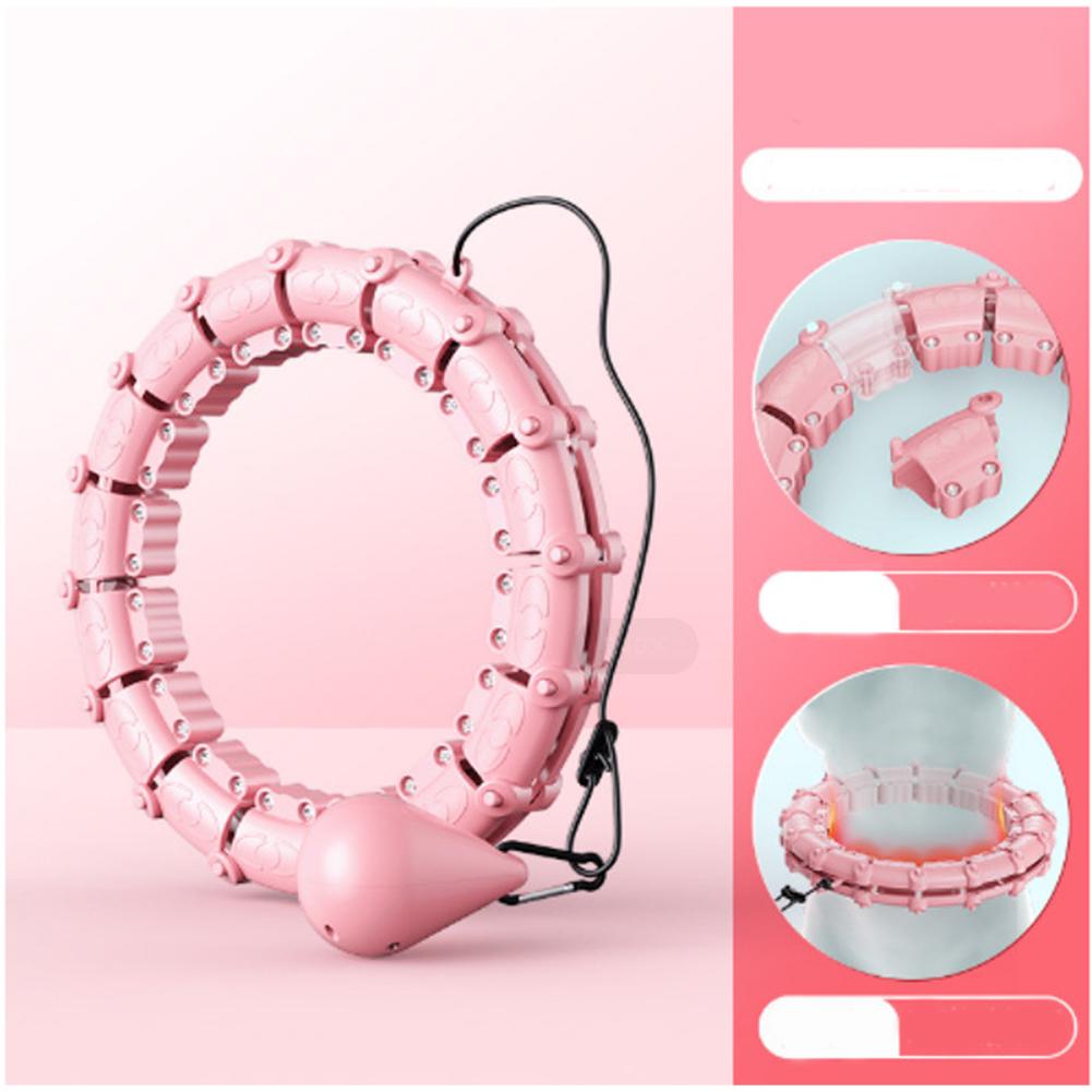 Kolip 24 Knots Plus Size Weighted Hoop Infinity Fitness Weight Loss Detachable Hoops Smart Noiseless Hoop For Women