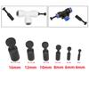 20Pcs PP Pipe Quick Plug Garden Misting System Fittings Fish Tank Air Piping End Plug Pneumatic Straight Plug 4/6/8/10/12/16mm