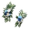 2x Artificial Wedding Arch Flowers Artificial Flowers Swag Set Wedding Welcome