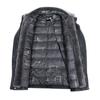 Winter Leather Down Jacket Men's Mid-length Lapel Leather Jacket Middle-aged Sheepskin Jacket